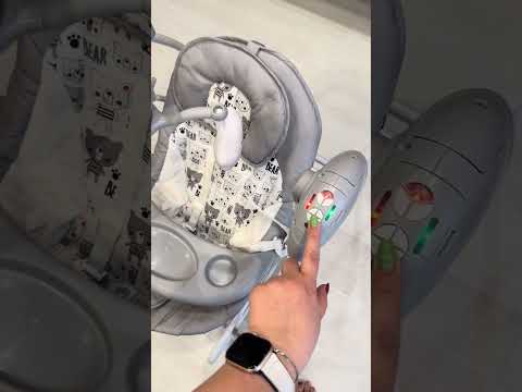 фото качели для новорожденных indigo fresh (мишки) 0