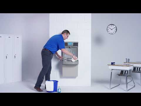 Elkay EZSDWSVRLK 19" ezH2O® Bottle Filler w/ ADA Vandal-Resistant Cooler, Non-Refrigerated - Gray 7 image