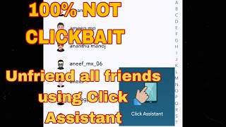 How to Unfriend All Snapchat Friends Using Auto Clicker App #snapchat #snapchatunfriending