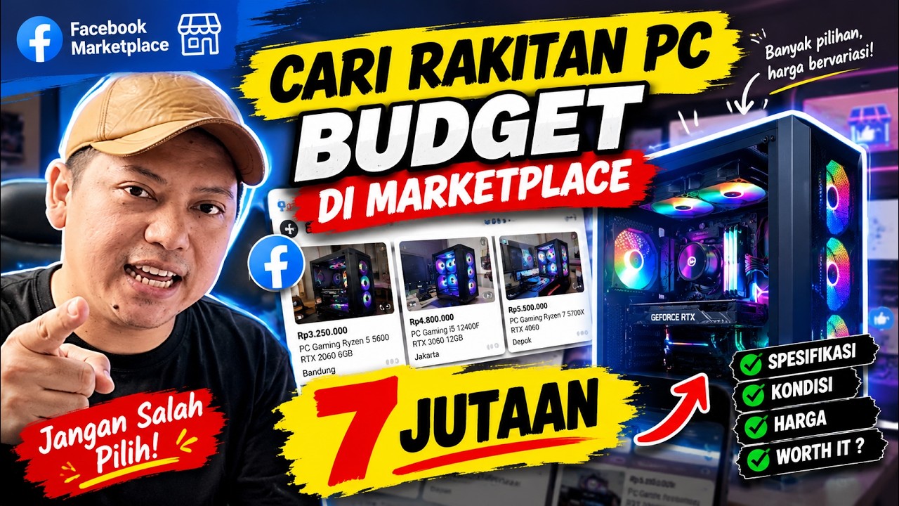 PC 7 juta Bekas Dapat Spek kayak gini!
