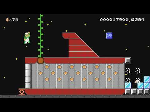 King Bowser's Spaceship Armada by KazzyKay - Super Mario Maker 2 - No Commentary 1bu