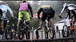 Racing through the Holy Temple in Japan