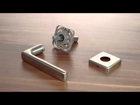 HOPPE half sets with mounting module for roses