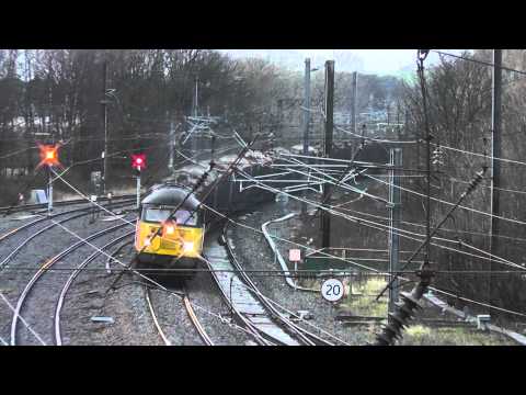 56105 6j37 Carlisle - Chirk logs, 17th January 2014