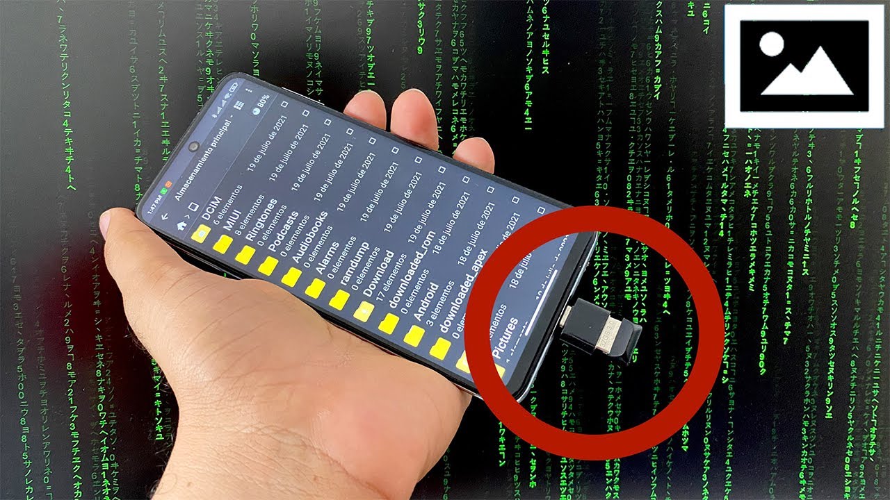Como Pasar FOTOS del Celular a una Memoria USB