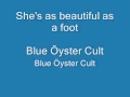 Blue Öyster Cult - She's as Beautiful as a foot