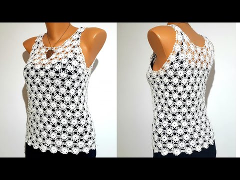 Cum croșetăm bluza Margareta - foarte ușor de lucrat și de adaptat pentru oricare marime / PARTEA I