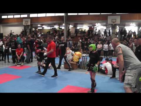 2017-06-17 Tyler Felde Sieg im Finale Kicklight -40Kg IDM der WKU - Sugambrer Fightclub