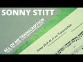 Sonny Stitt All of Me Transcription