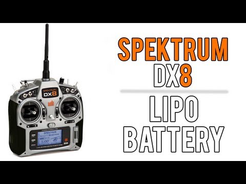 DX8 Tutorial- How to install a LiPo Battery