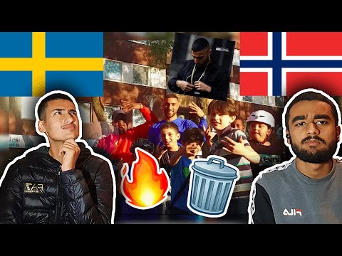 (REACTION) Norwegians React To Swedish Rap Adel - Skina [Officiell Musikvideo]