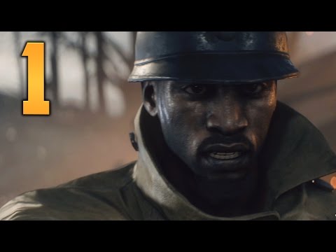 Battlefield 1 Single Player Gameplay Walkthrough - Part 1 - Through Mud & Blood (War Stories)