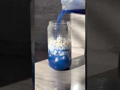 Recette Latte glacé spiruline bleue et vanille