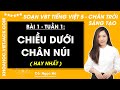 Vở bài tập Tiếng Việt Lớp 5 Bài 1: Chiều dưới chân núi