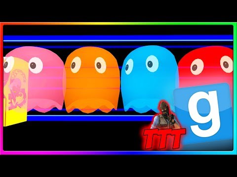 Pacman Ghosts Help The Crew | Garry's Mod TTT Funny Moments Video