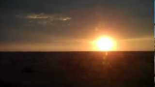 preview picture of video 'Sunset Outside of La Junta, CO as seen on Southwest Chief'