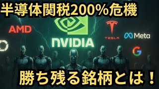 【米国株】「止まらないトランプ・ショック！」AI覇権争いが激化する中で勝者となる銘柄とは！