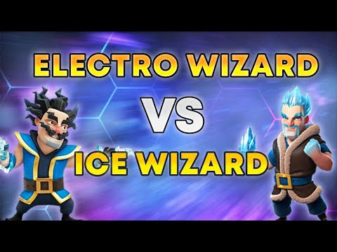 ICE WIZARD vs ELECTRO WIZARD | clash royale battle #5
