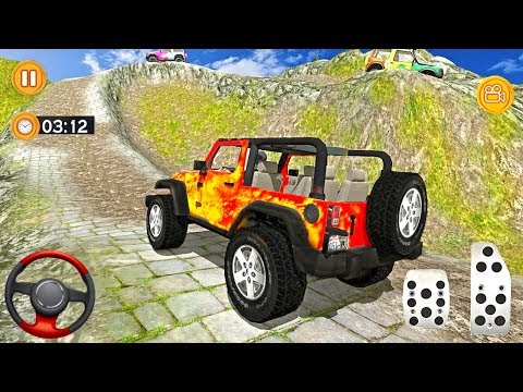 Offroad Jeep Stunt Racing Simulator - Luxury Wrangler 4x4 Stunts - Android Gameplay