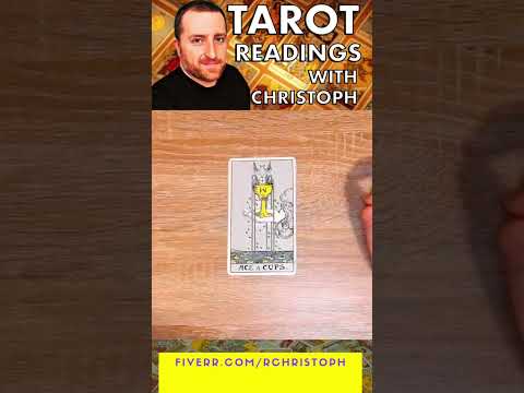 Ace of Cups Tarot Card   Serenity Tarot with Christoph #shorts