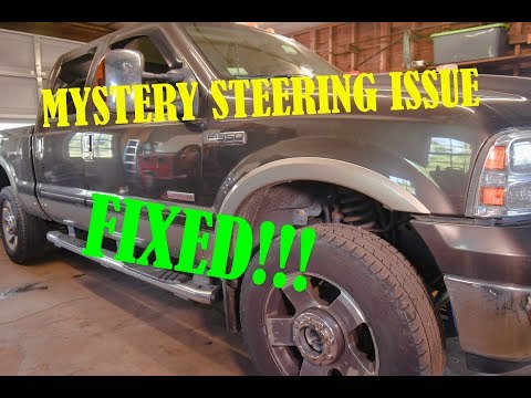 Ford Superduty Steering wander repair....Axleshaft u-joints