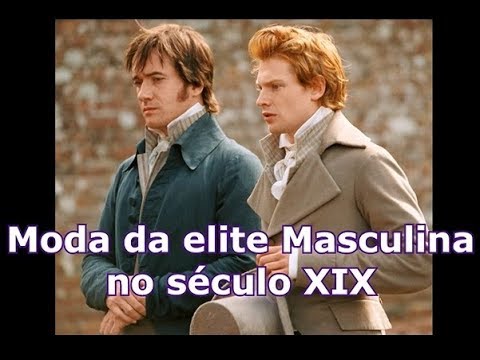 Como era a moda chique masculina no séc.19?