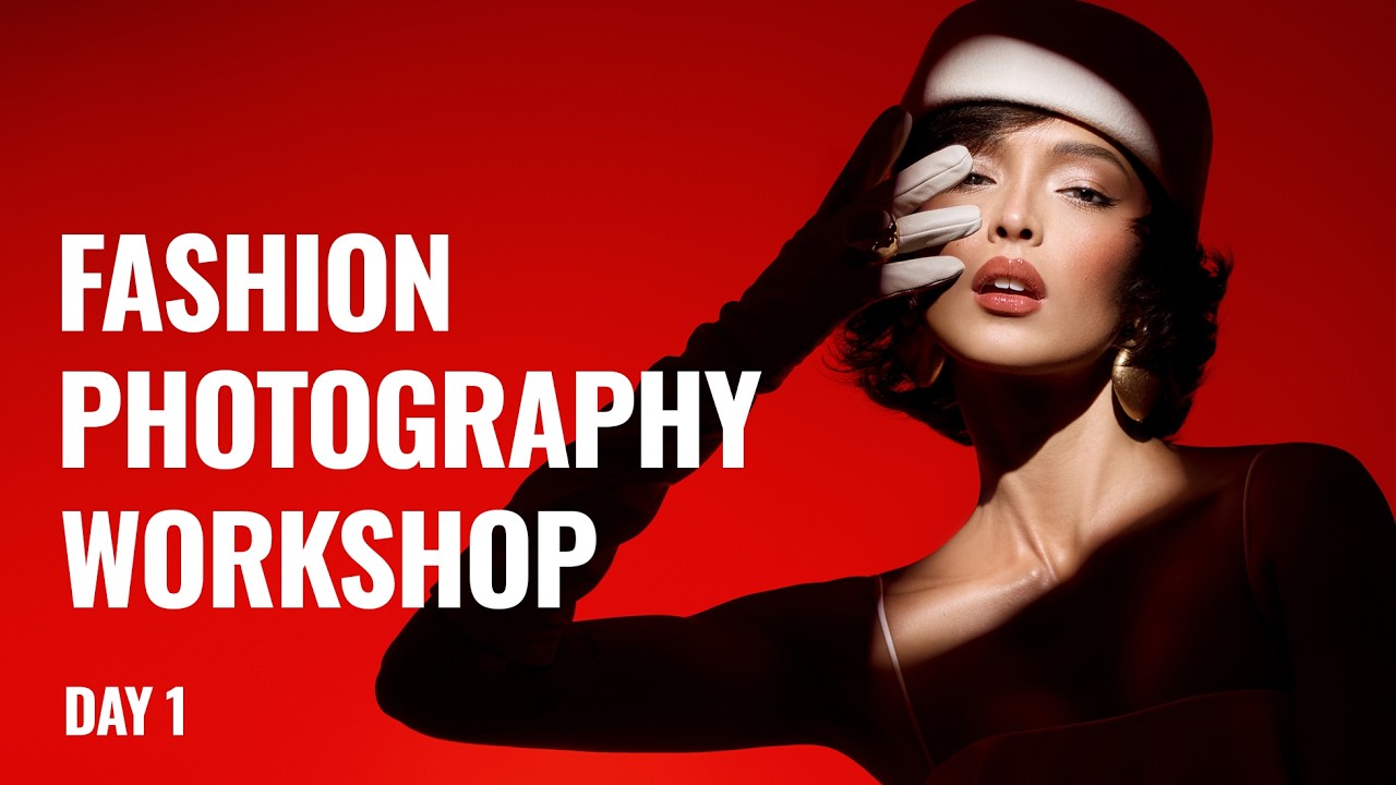 Fashion Photography Workshop | Lighting & Editing Workflow [Day 1]