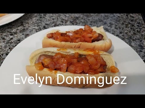 How to make Onions in Sauce for  Hot dogs