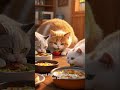 Three Thankful Kittens Fluffyfriends Kitten Cat Cute Pets Shorts