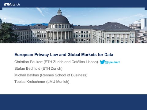 European Privacy Law and Global Markets for Data