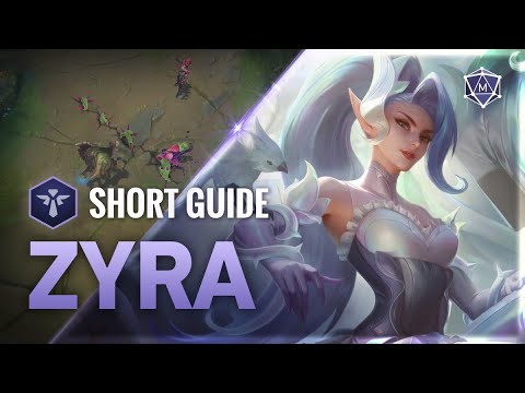 How to Play Zyra Support | Mobalytics 4 Minute Short Guides
