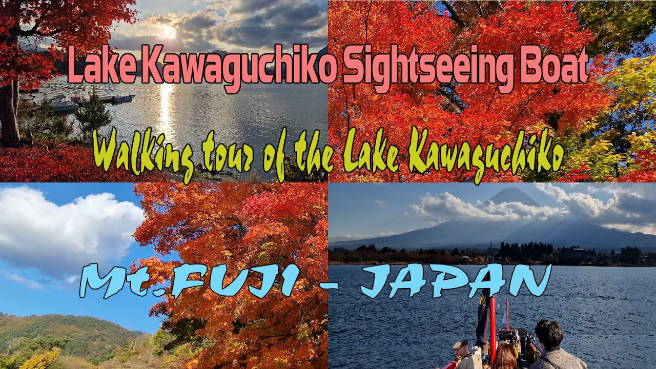 Experience virtual boat ride on Lake Kawaguchiko.
