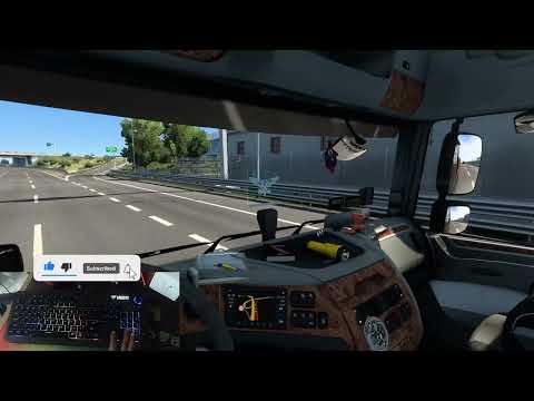 ETS2 DELIVERY FLORENCE TO SUZZARA CRUSING ITALY