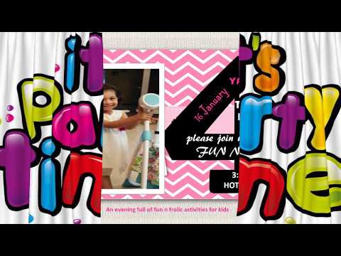 Yashvi's Birthday invitation