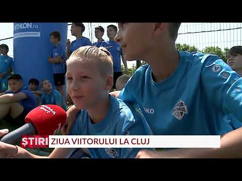 Ziua Copilului la Viitorul Cluj. Distracţie cu fotbal şi oină la ceas aniversar