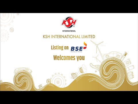 Listing Ceremony of KSH International Limited at BSE