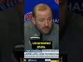 Knicks HC Tom Thibodeau after OT loss to Mavericks ? #nba #shorts