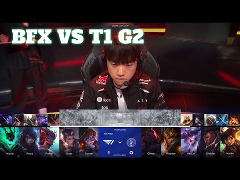 BFX vs T1 Game 2 | LCK Cup 2026 Week 2 Day 5 | BNK FEARX vs T1 G2