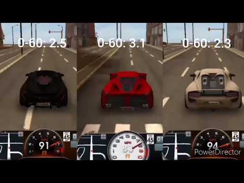 Driving School Sim Drag Race| P1 vs 918 vs LaFerrari