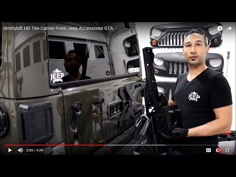 Smittybilt HD Tire Carrier From Jeep Accessores GTA