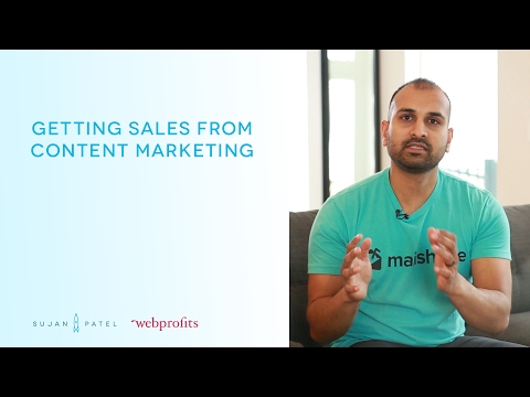 Getting Sales from Content Marketing