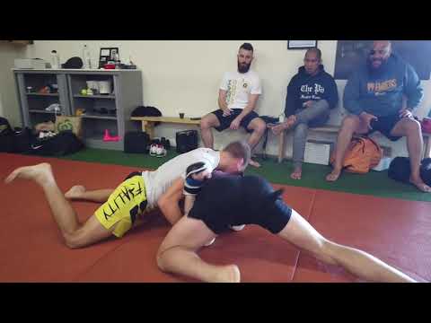 Cody Haddon & Quillan Salkilld wrestling rounds.