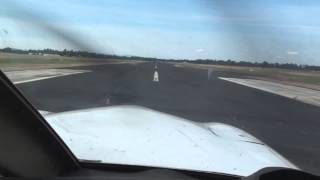 preview picture of video 'Landing Runway 11 at Gunnedah (YGDH)'