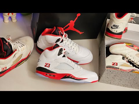 2025 Air Jordan 5 fire red VS 1990 OG's