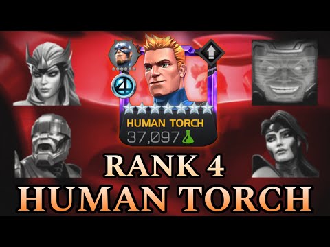 7 STAR RANK 4 HUMAN TORCH: The King of the Science Class Is Back! | Mcoc