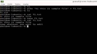 How to edit a file in Linux