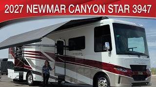 A preview image of the linked video showcasing 2027 Newmar Canyon Star 3947