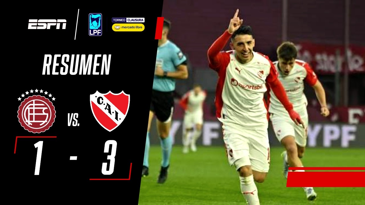 MIENTRAS ESPERAN POR VIERA, INDEPENDIENTE GANÓ EN LANÚS | Lanús 1-3 Independiente | RESUMEN