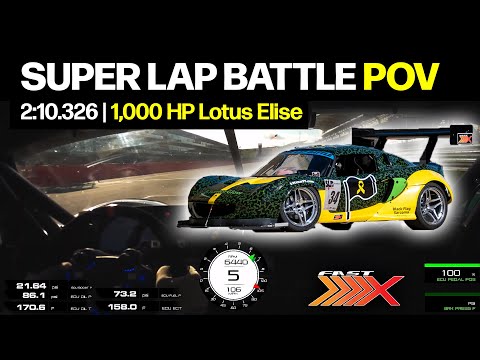WORLD'S FASTEST LOTUS | 1,000 HP Lotus Elise Record Breaking Lap at SUPER LAP BATTLE
