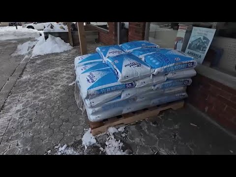 NJ towns face salt shortage ahead of weekend snow storm